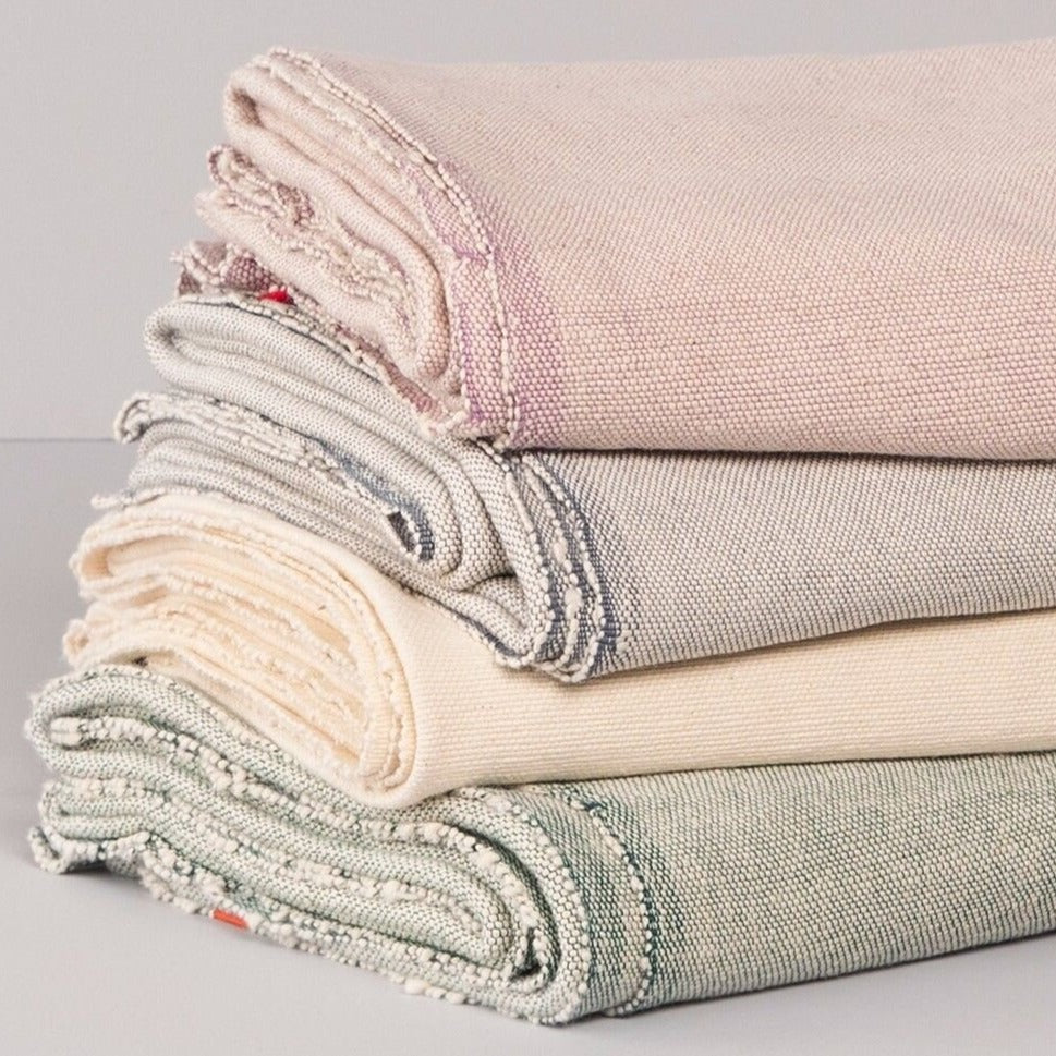 Cotton Yoga Blanket Set of Two. Pune Yoga Blanket. Iyengar Yoga Blanket.  Yoga Props. -  Canada