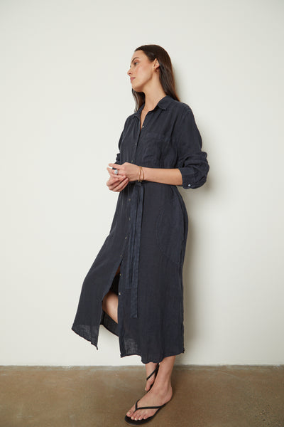 Jora | Woven Linen Dress
