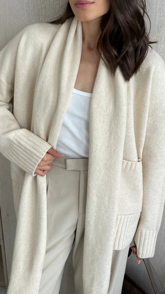 Harper | Cardigan + Scarf