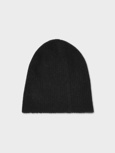 Cashmere Plush Rib Beanie