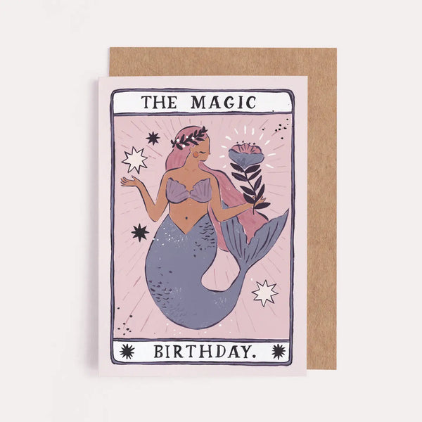 Mermaid Magic Birthday Card