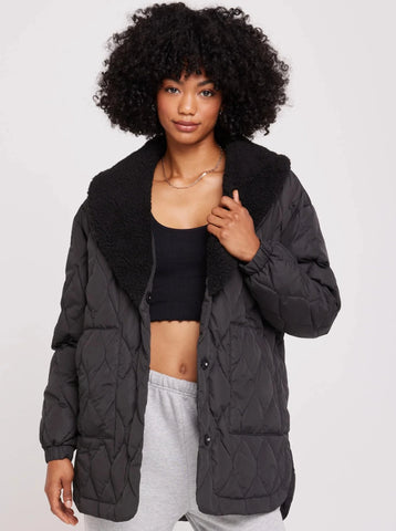 Ivy | Quilted Sherpa Jacket