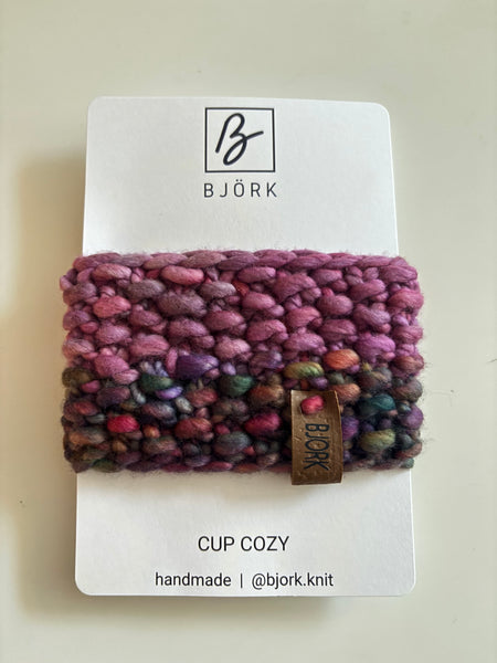 Hand Knit Cup Cozy