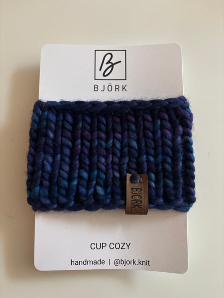 Hand Knit Cup Cozy