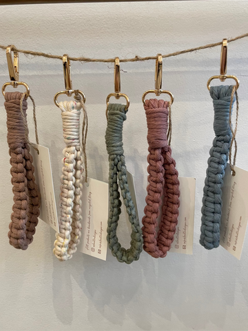 Long Macrame Keychain