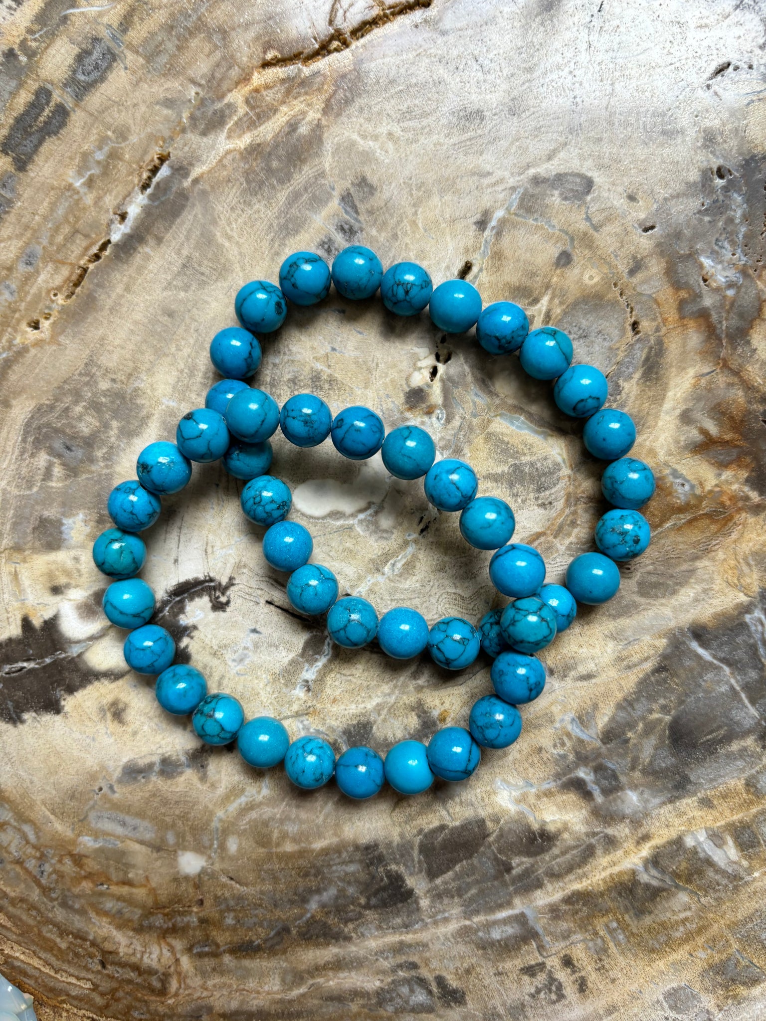 Turquoise | Beaded Crystal Bracelet