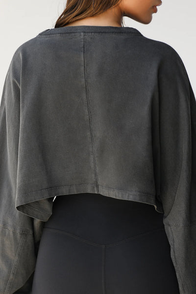 Raglan Crop Long Sleeve