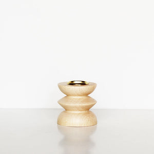 Totem Wooden Candle Holder | Short Nº 3