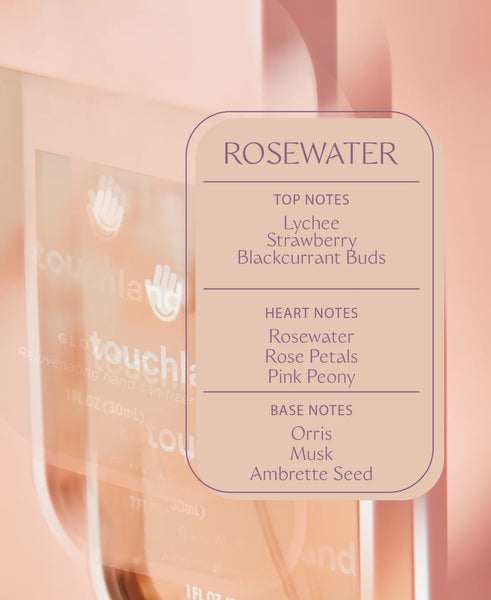 Glow Mist Rosewater |  Revitalizing hand sanitizer mist
