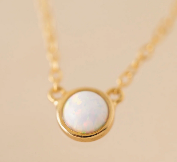 Demi Fine | Opal Necklace