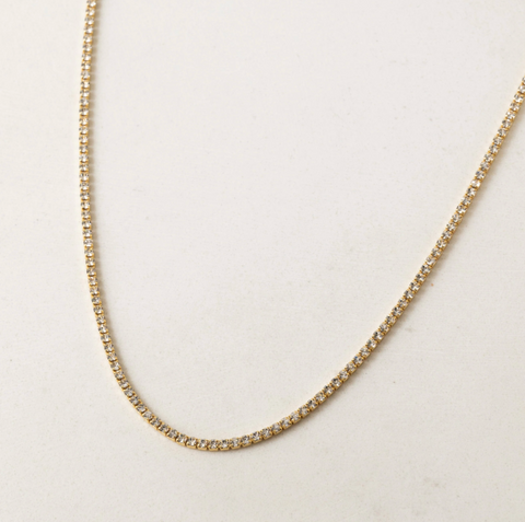 Clear | Tennis Necklace