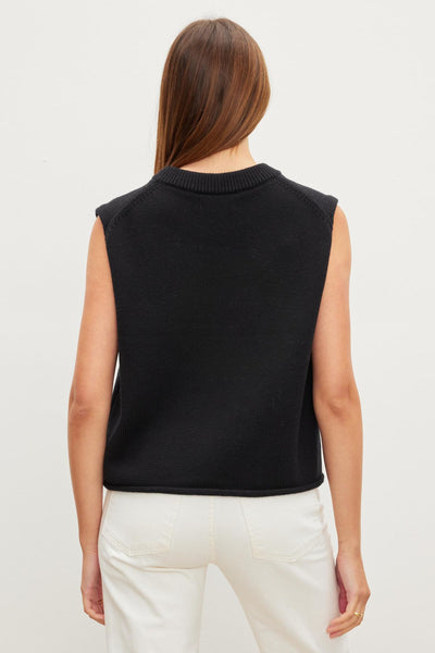 Aster | Cashmere Cotton Short Sleeve Top