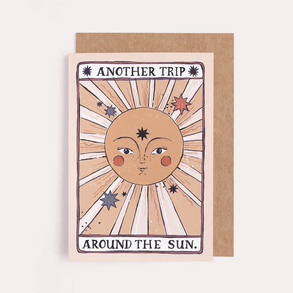 Tarot Sun Birthday Card