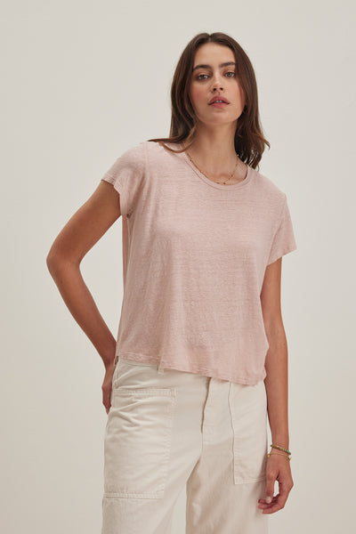 Casey | Linen Knit Tee