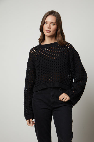 Sammie | Mesh Knit Sweater