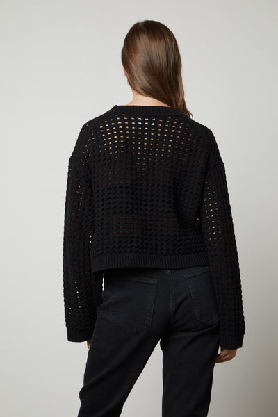Sammie | Mesh Knit Sweater