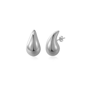 Mini Bold Tear Drop Stud Earrings