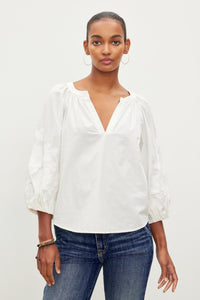 Trina | Embroidered Blouse