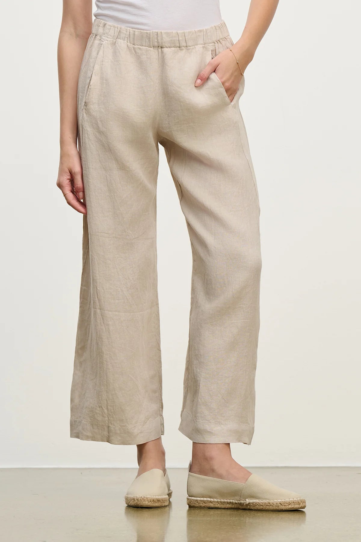 Lola | Woven Linen Pant