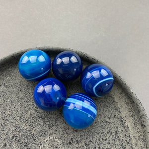 Blue Agate Sphere | Mini