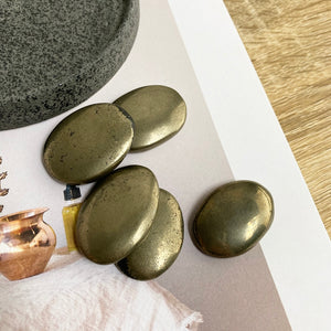 Pyrite Worry Stone