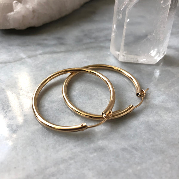 Ginny | Gold Filled Hoops