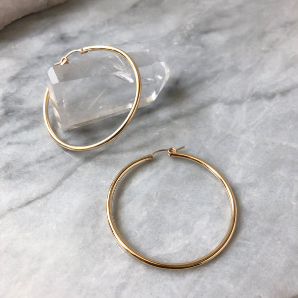Ginny | Gold Filled Hoops