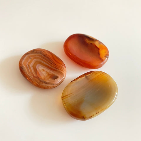 Carnelian Worry Stone