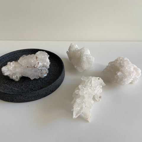 White Calcite Cluster