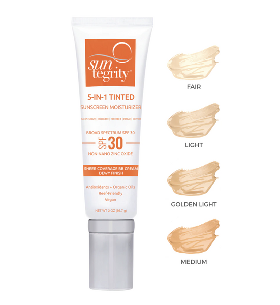 5 in 1 Tinted Natural Face Sunscreen - The 889 Shop
