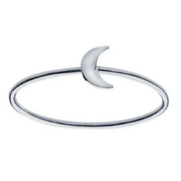 MOON Stacking Ring | Sterling Silver