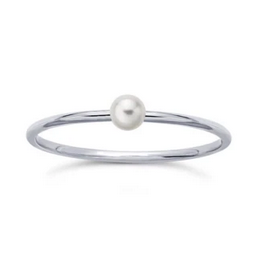 Swarovski Pearl Ring | Sterling Silver