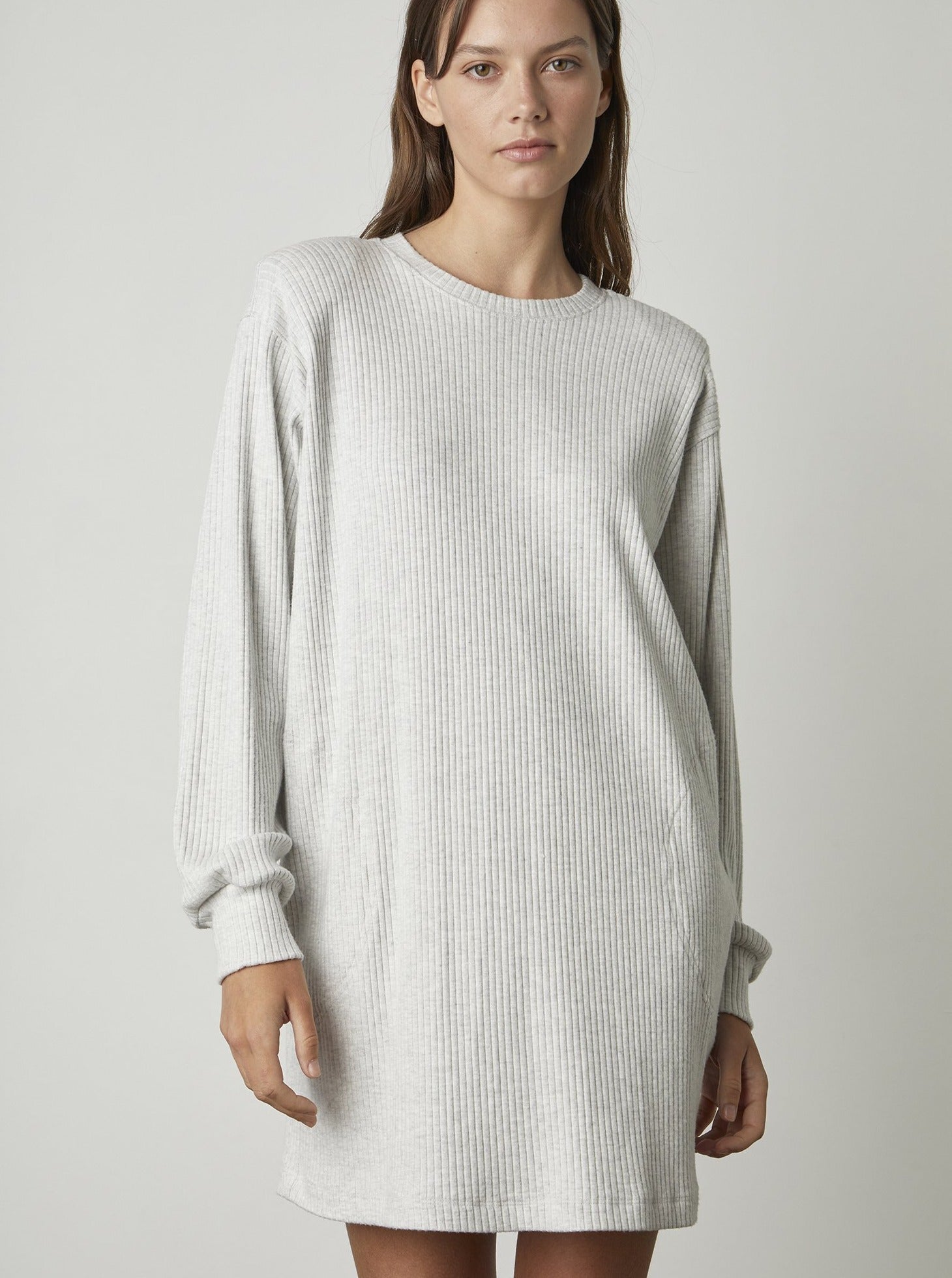 Camille Lux Rib Sweater Dress
