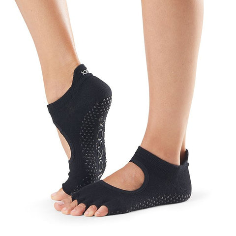 Half Toe Bellarina Barre Socks | Black