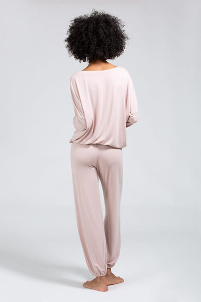 Vera Slouchy Set | Pink Clay & Ivory
