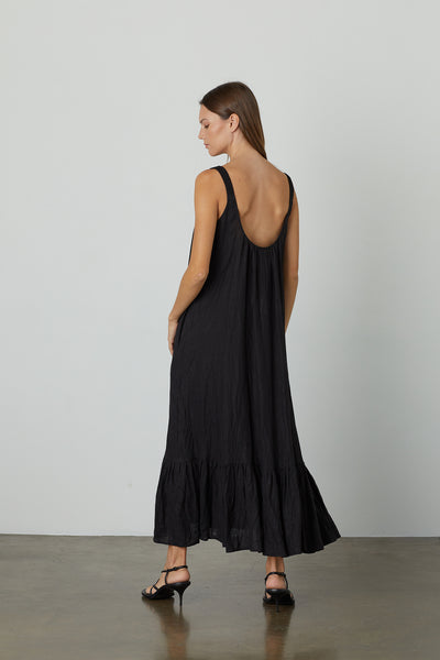 Elara | Woven Linen Dress